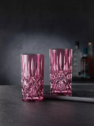 NACHTMANN | Longdrink Glas 2-er Set 395ml VINTAGE COLOUR NOBLESSE Berry | 